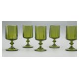 Nouveau Green by Colony Vintage Goblets (5)