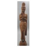 MCM Teak Carved Polynesian Sculpture