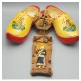 Collection of Dutch Memorabilia, Wooden Clogs +