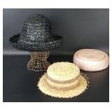 Vintage Ladies Straw Hats (3)