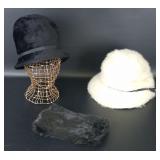 Vintage Faux Fur Hats Empress & Mousse (2) +