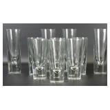 Vintage Heavy Italian Drinking Glasses (10)