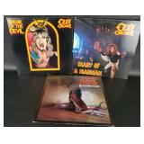 Ozzy Osbourne Vinyl Records Collection (3)