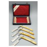 Antique Solinger Straight Razor Set