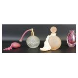 Glass Perfume Decanters (3)