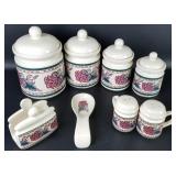 Preferred Stock Paisley Garden Canister 8 Piece