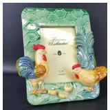 4x6 Ceramic Chicken Frames Unlimited Picture Frame