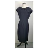 Vintage Couture Jennifer Dallas Black Dress