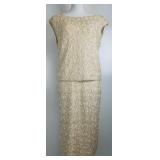 Vintage Couture Beloré Hand Knits Top + Skirt