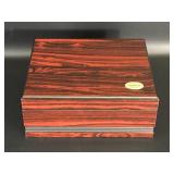 Thompson &CO INC Cherry Wood Cigar Box Humidor