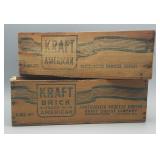 Vintage Kraft American Wooden Crates (2)