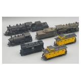 Vintage Cast Iron MDC Train Set