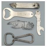 Vintage Advertisment Bottle Openers, Coca-Cola +