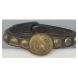 Civil War U.S. Cavalry Bridle Brow Band & Buckle