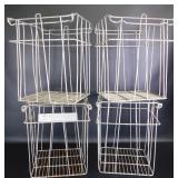 Vintage Wire Egg Crates (4)