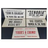 Antique Movie Advertisement Poster Sign Lot (37)