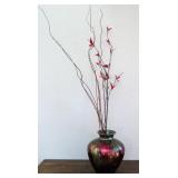 Multicolor Vase with Plants