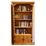 Rustic Look Slim Profile Tall Bookcase
