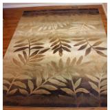 Fern Design Area Rug