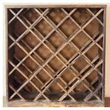 Rustic Wooden Wine Rack.