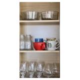 Glassware, Cups, Bowls