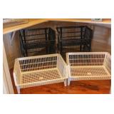 Stackable Plastic Baskets (6)