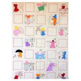 Vintage Nursery Rhyme Baby Quilt