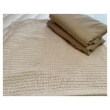 Queen Sheets & Pottery Barn Throw Blanket