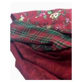 Three Round Christmas Tablecloths