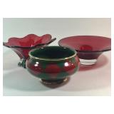 Christmas Vases, Bowls