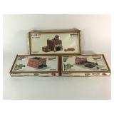HO-Scale Fire House, Used Car Lot, Gen Store Kits