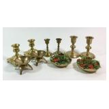 Brass Candlesticks (5 pair)