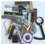 Squares, Calipers, Levels, Marking Gauges, More