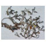 Assortment of Vintage Barrel & Skeleton Keys