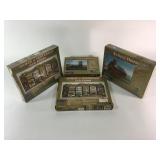 HO-Scale Building Kits (4), Molded Plastic