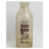 Brookridge Farms Glass Milk Bottle