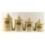 Pfaltzgraff "Village" Pattern Canister Set