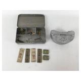 Vintage Aluminum Bait Box and Tackle Box