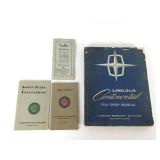 1966 Lincoln Shop Manual, 1930 Traffic Regulations