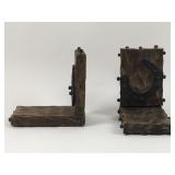 Vintage Western Horseshoe Bookends