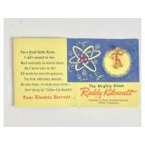 Reddy Kilowatt Pin, c. 1955