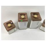Lincoln Beauty Ware Canister Set, ca. 1950