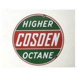 Cosden - Porcelain, Gas Pump Sign