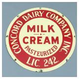 Concord Dairy Company - Porcelain