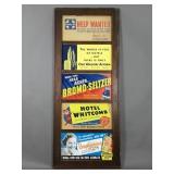 Santa Fe Railroad Train Station Advertising Board