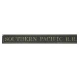 Southern Pacific RR - Black Reverse Painted Glass