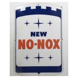 Gulf No-Nox - Porcelain, Gas Pump Plate