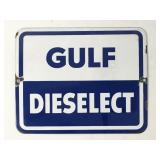Gulf DieSelect - Porcelain, Pump Plate