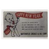 Happy New Year Battenfeld Grease, 1949