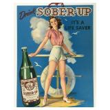 Drink Sober Up - Advertising Store Display, Lithog